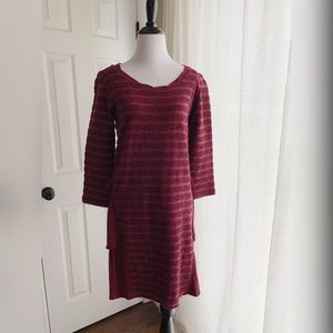 Anthropologie Terry Knot Tiered Dress
